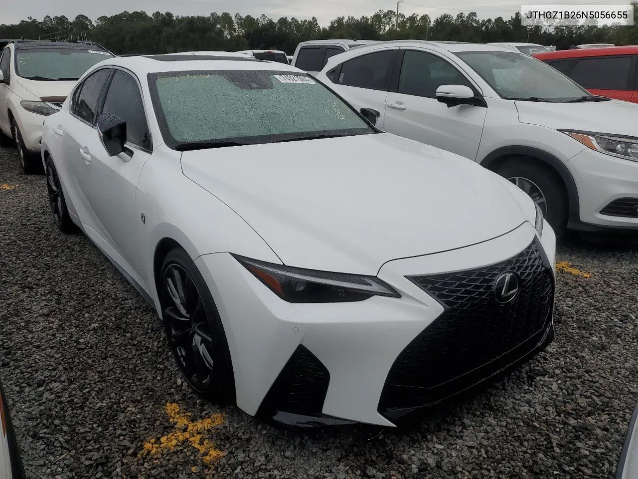 2022 Lexus Is 350 F Sport VIN: JTHGZ1B26N5056655 Lot: 74321064