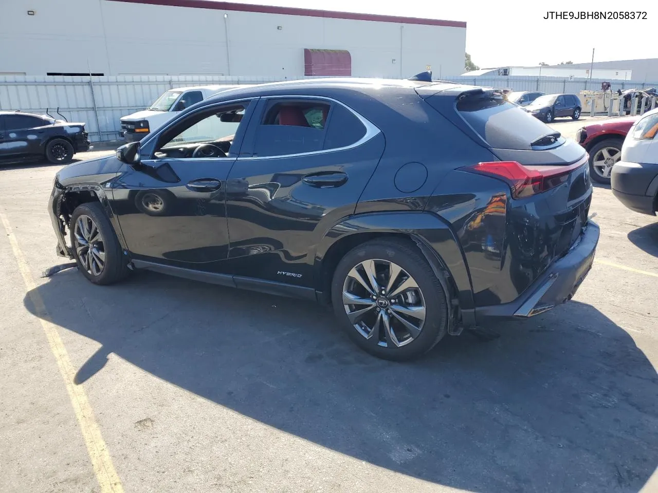 2022 Lexus Ux 250H Base VIN: JTHE9JBH8N2058372 Lot: 74527224