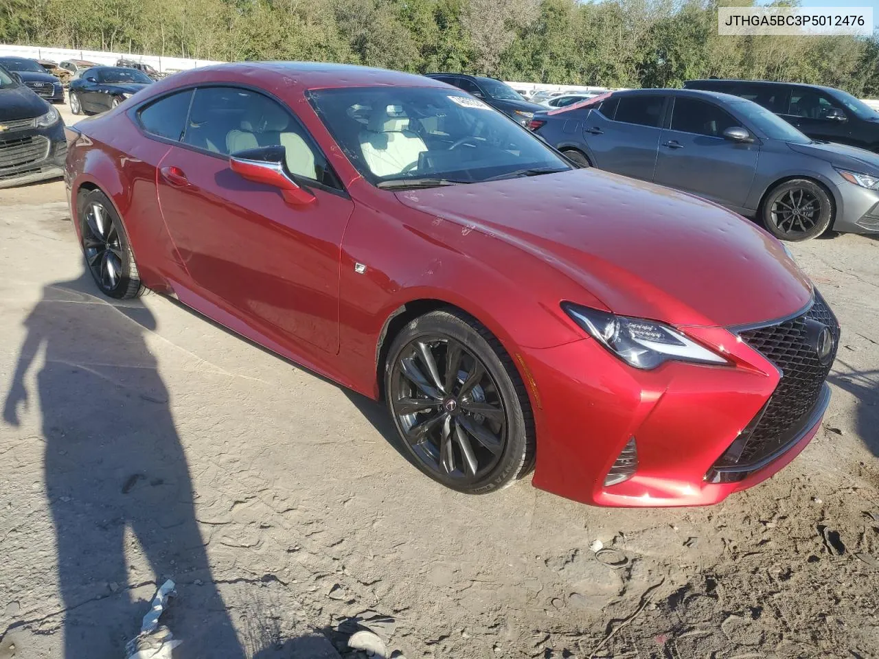 2023 Lexus Rc 300 Base VIN: JTHGA5BC3P5012476 Lot: 74697224