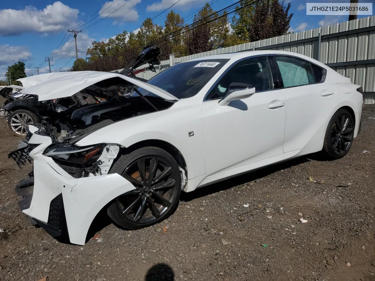 2023 Lexus Is 350 F Sport VIN: JTHGZ1E24P5031686 Lot: 74911444