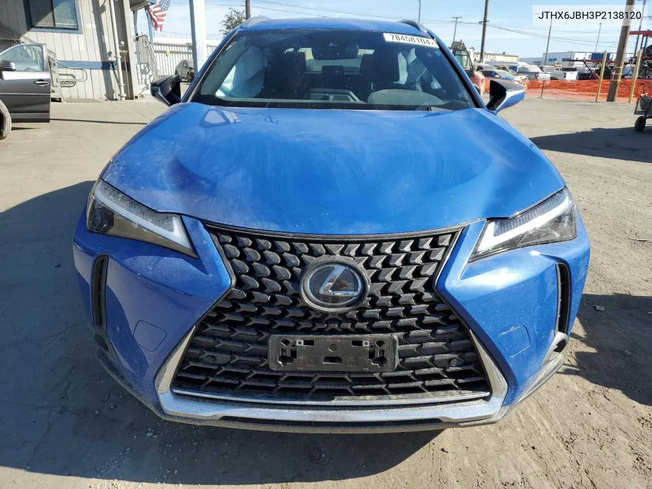 2023 Lexus Ux 250H Base VIN: JTHX6JBH3P2138120 Lot: 78458104