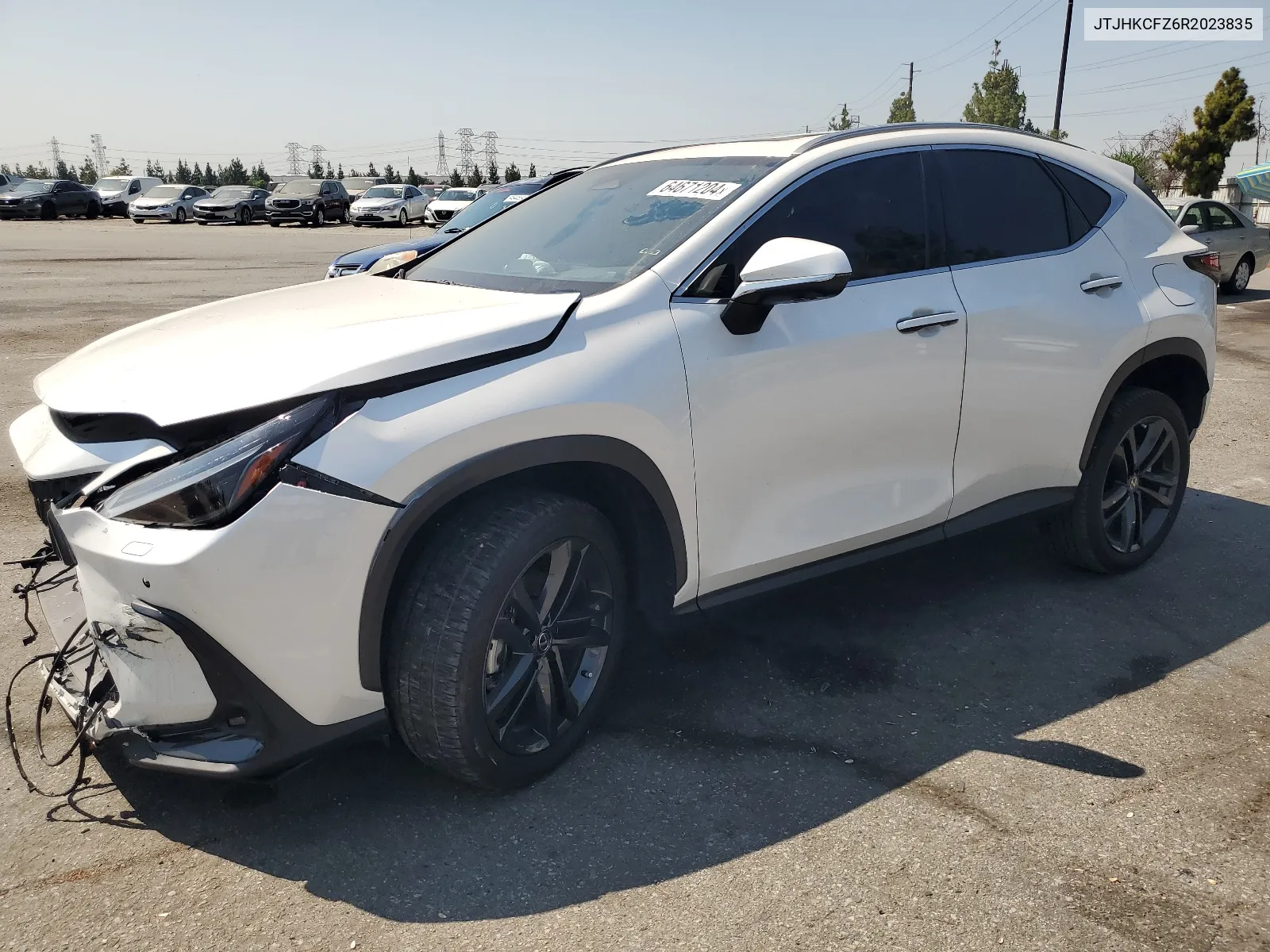 2024 Lexus Nx 450H Luxury VIN: JTJHKCFZ6R2023835 Lot: 64671204