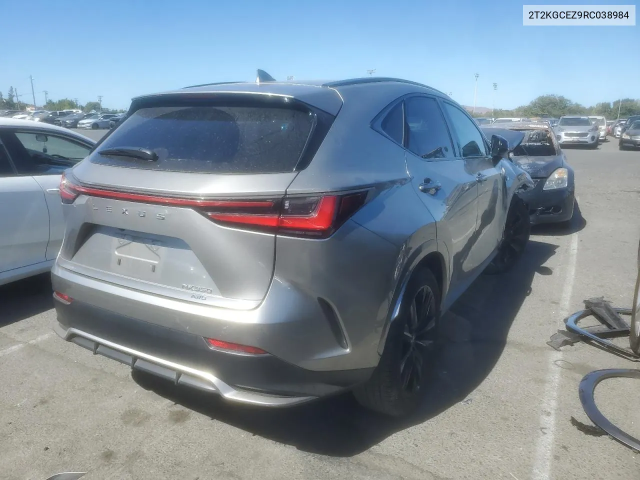 2024 Lexus Nx 350 Luxury VIN: 2T2KGCEZ9RC038984 Lot: 67897294