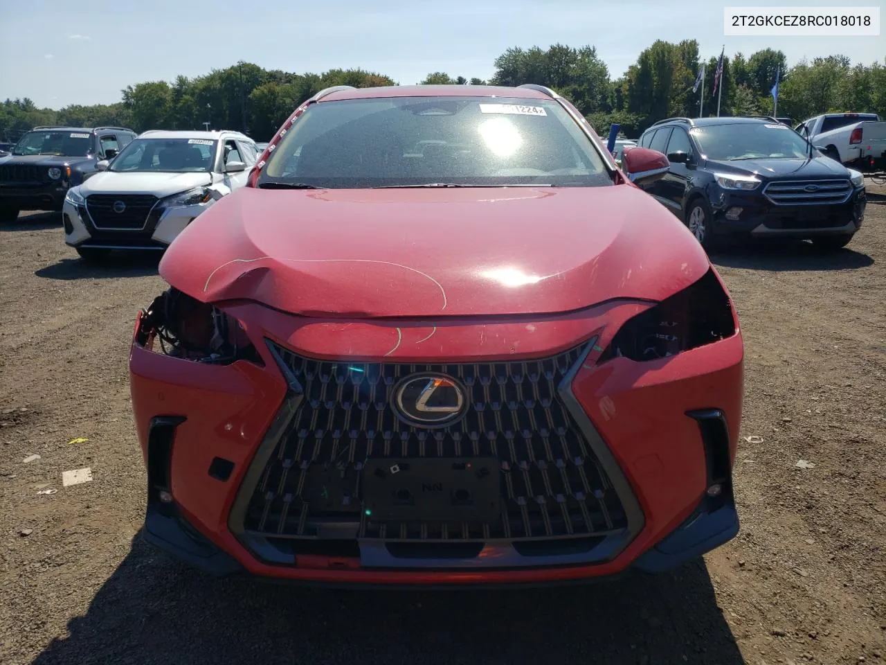 2024 Lexus Nx 350H Base VIN: 2T2GKCEZ8RC018018 Lot: 69461224