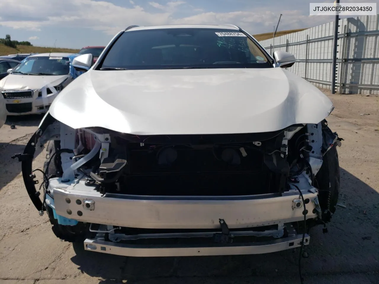 2024 Lexus Nx 350H Base VIN: JTJGKCEZ8R2034350 Lot: 70488754