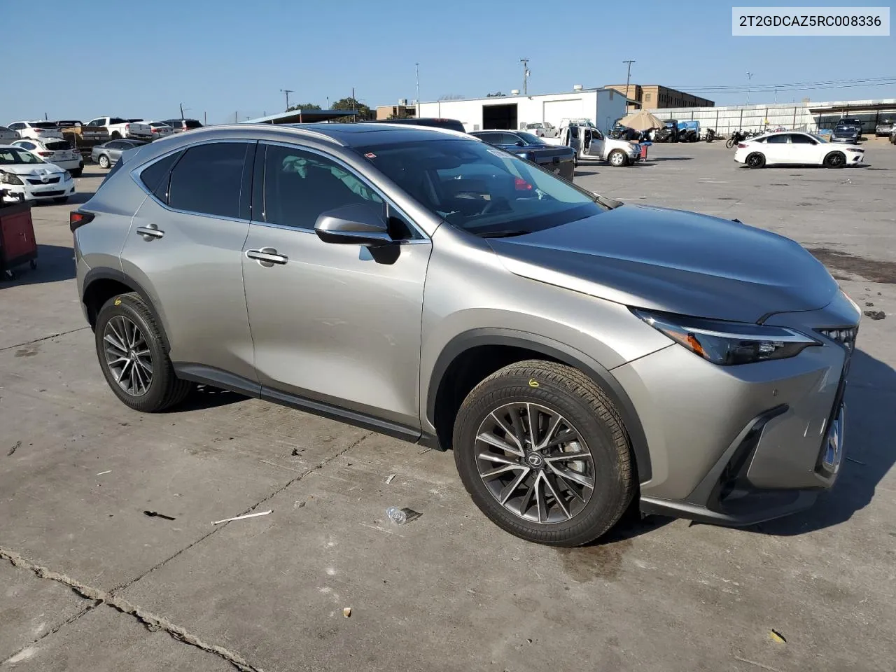 2024 Lexus Nx 250 Premium VIN: 2T2GDCAZ5RC008336 Lot: 71497714