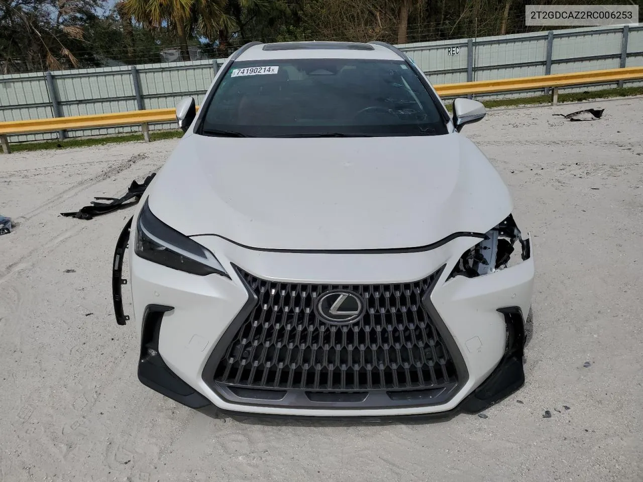 2024 Lexus Nx 250 Premium VIN: 2T2GDCAZ2RC006253 Lot: 74190214