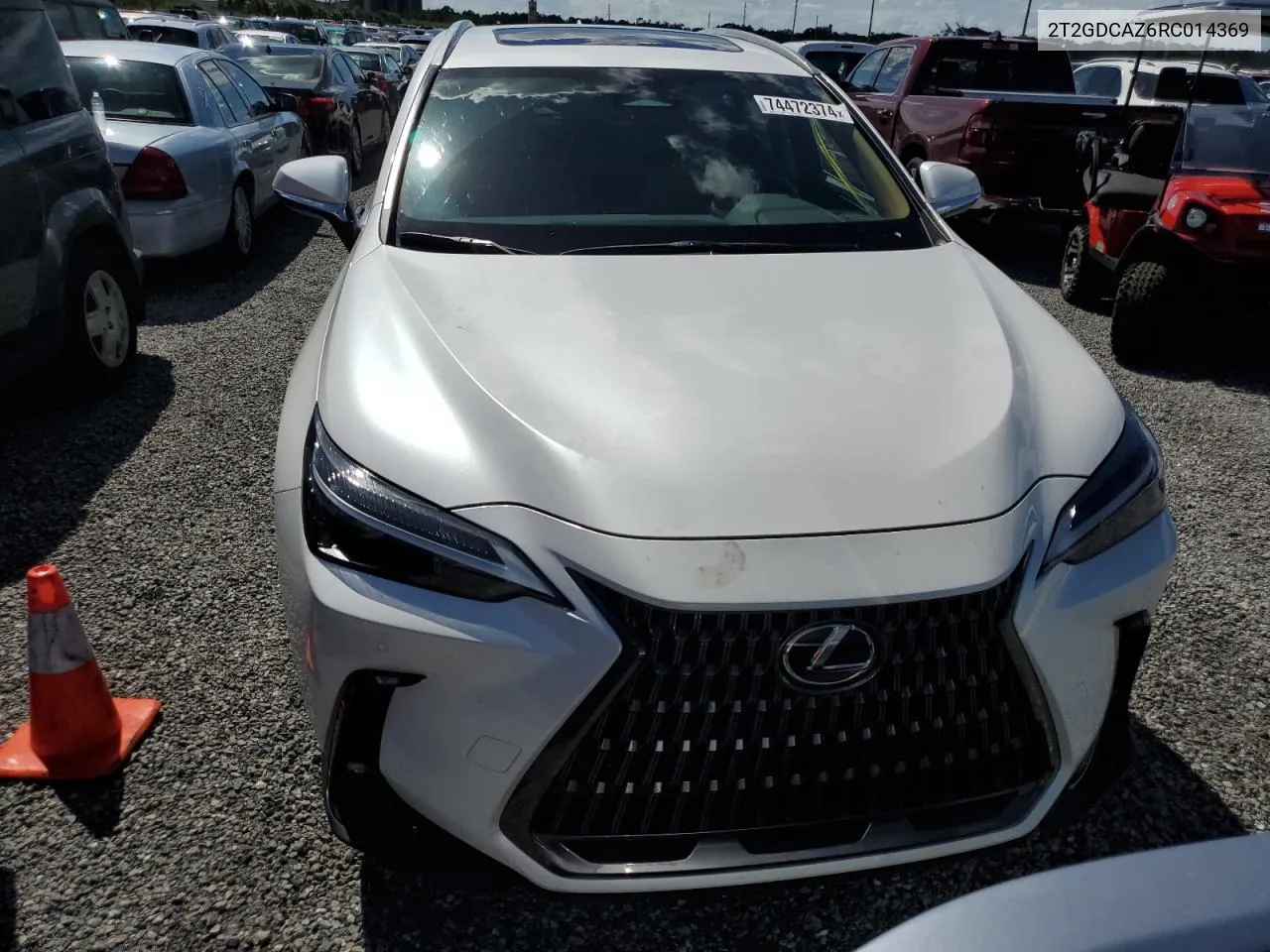 2024 Lexus Nx 250 Premium VIN: 2T2GDCAZ6RC014369 Lot: 74472374