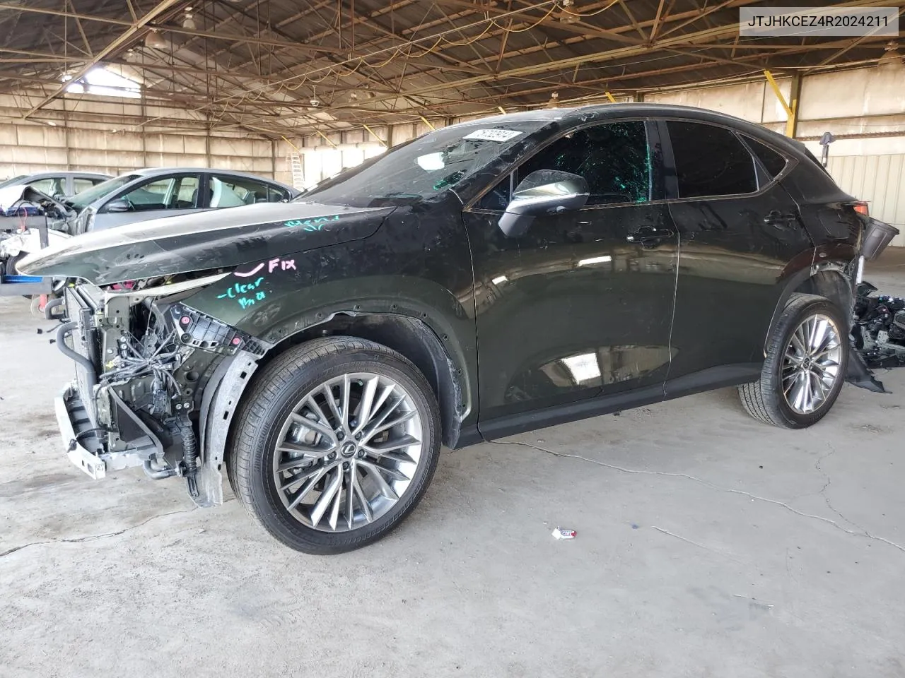 2024 Lexus Nx 350H Base VIN: JTJHKCEZ4R2024211 Lot: 75732914