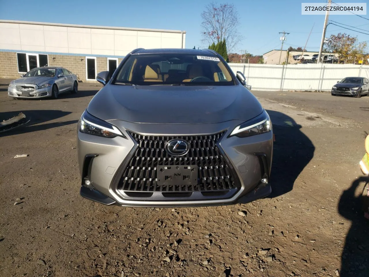 2024 Lexus Nx 350 Base VIN: 2T2AGCEZ5RC044194 Lot: 76362314