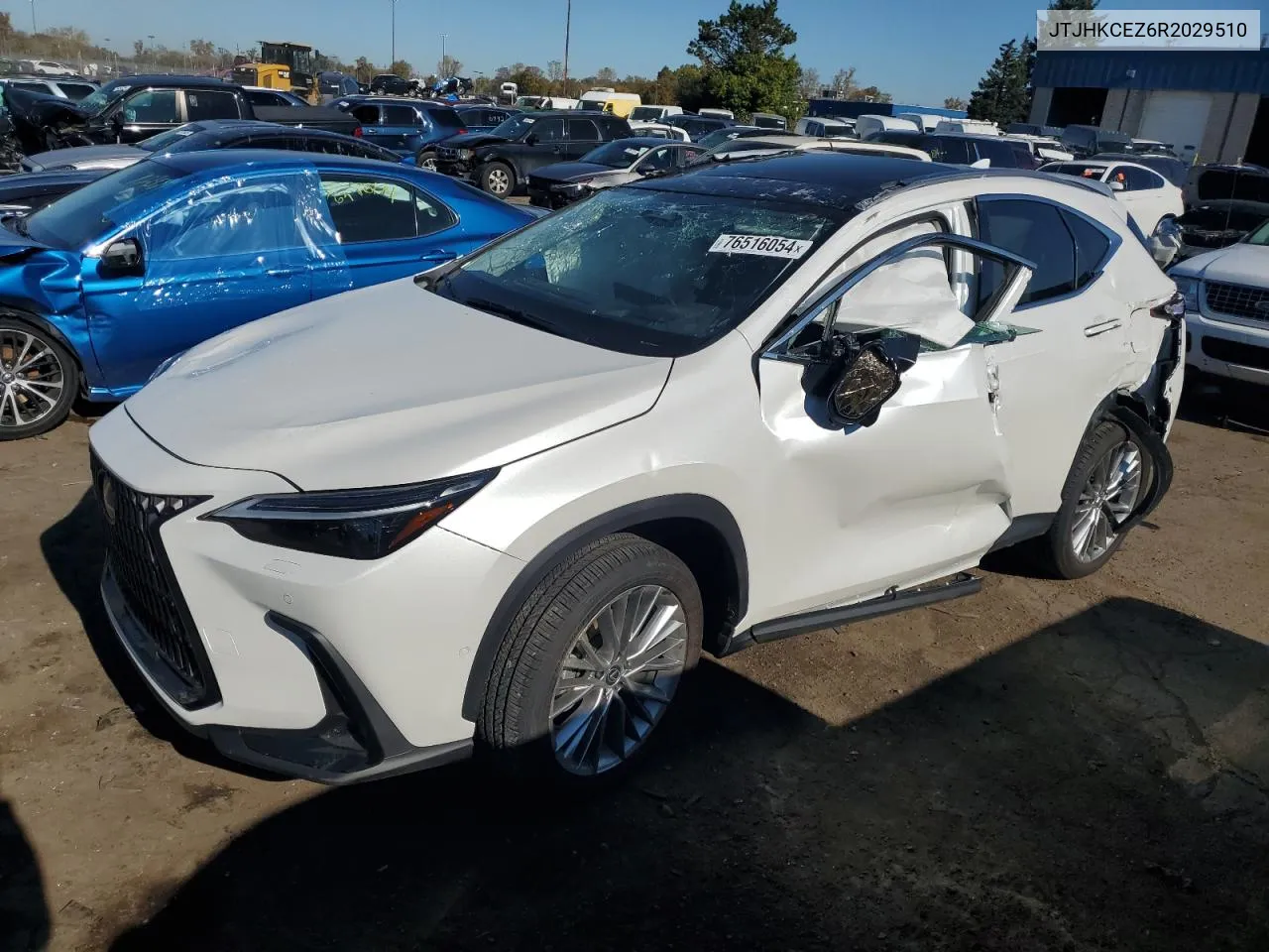 2024 Lexus Nx 350H Base VIN: JTJHKCEZ6R2029510 Lot: 76516054