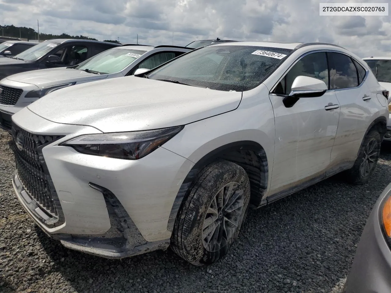 2025 Lexus Nx 250 Premium VIN: 2T2GDCAZXSC020763 Lot: 77010104