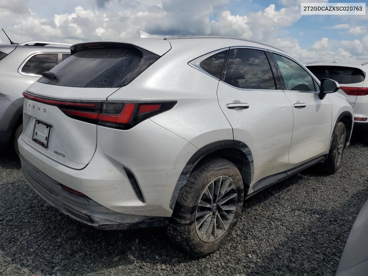 2025 Lexus Nx 250 Premium VIN: 2T2GDCAZXSC020763 Lot: 77010104