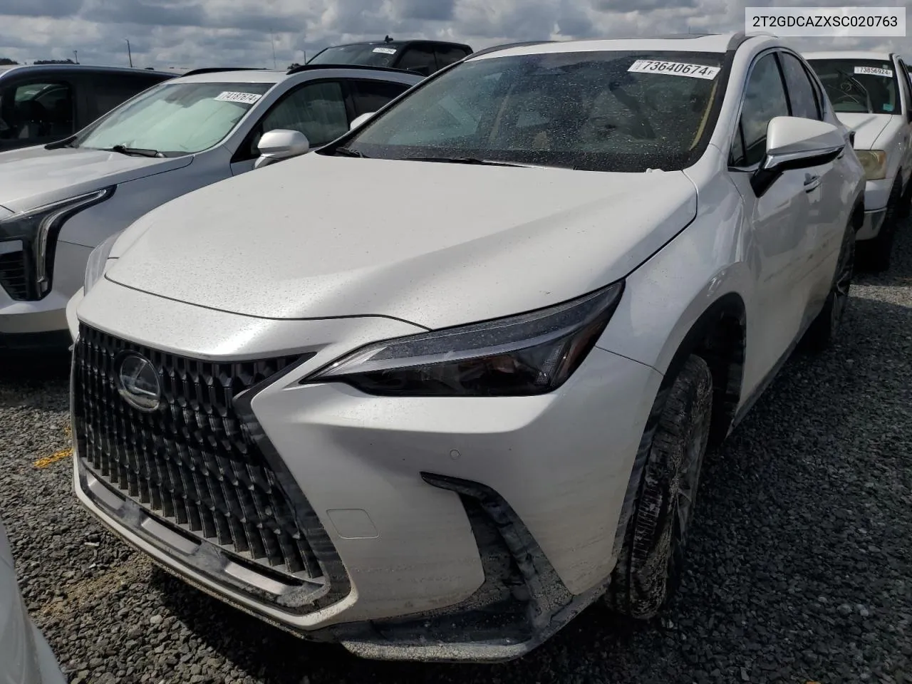 2025 Lexus Nx 250 Premium VIN: 2T2GDCAZXSC020763 Lot: 77010104