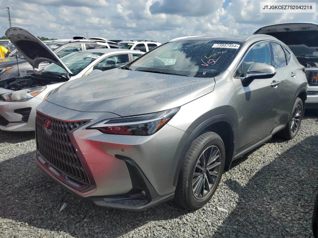 2025 Lexus Nx 350H Base VIN: JTJGKCEZ7S2042218 Lot: 77576384