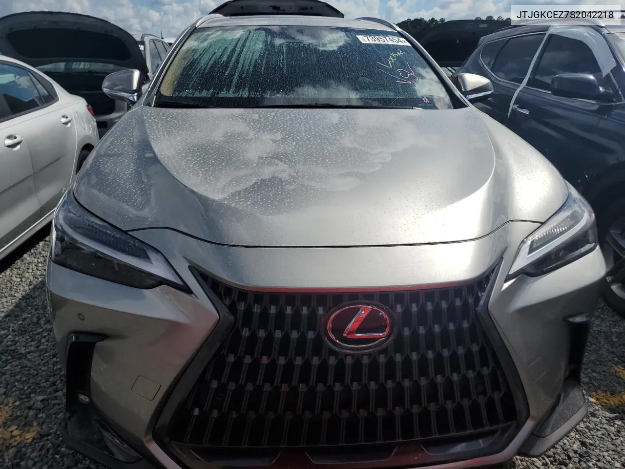 2025 Lexus Nx 350H Base VIN: JTJGKCEZ7S2042218 Lot: 77576384