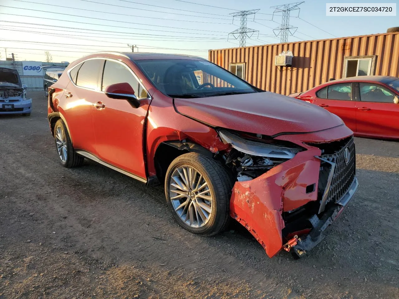 2T2GKCEZ7SC034720 2025 Lexus Nx 350H Base