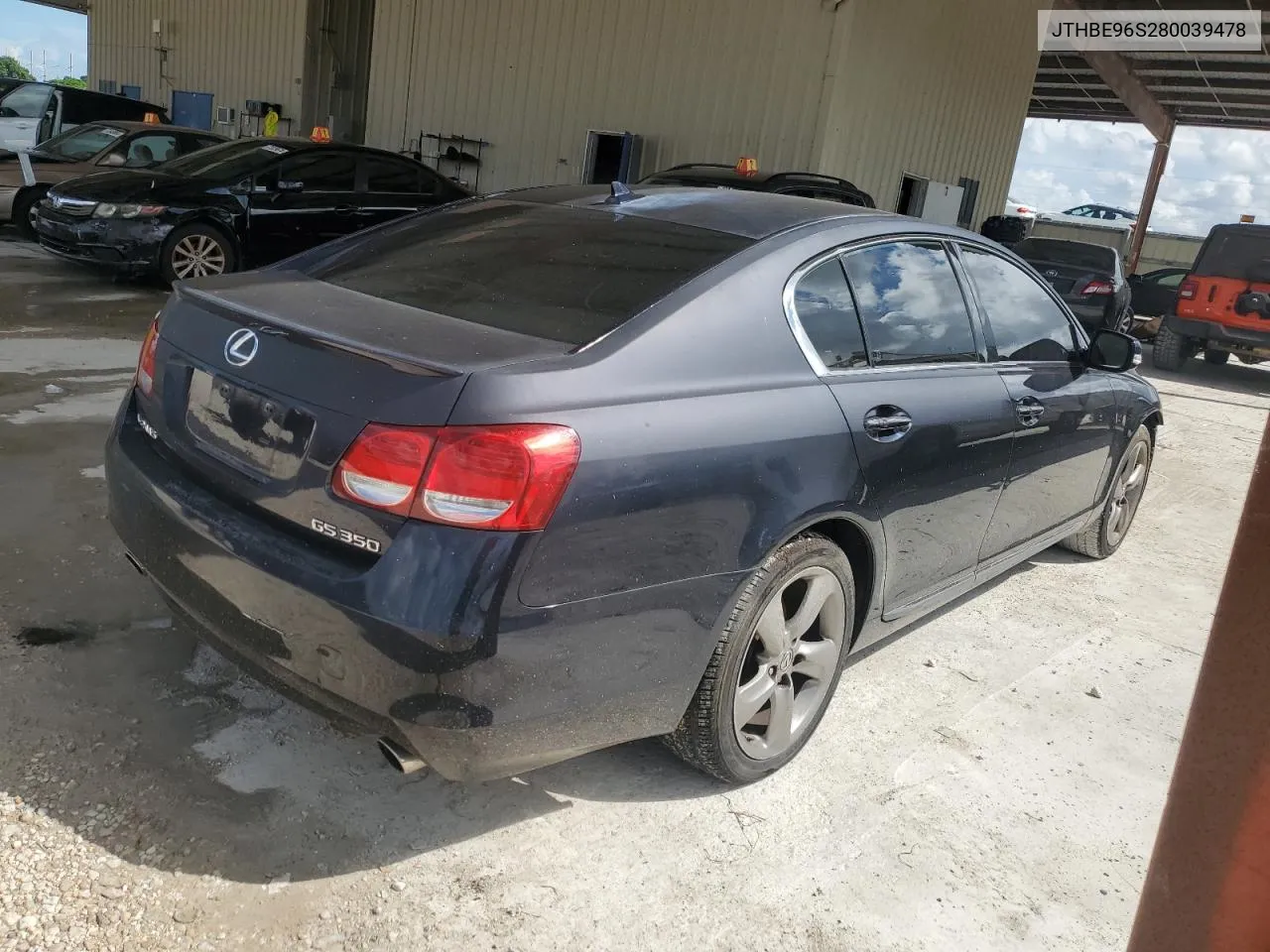 2008 Lexus Gs 350 VIN: JTHBE96S280039478 Lot: 72778574