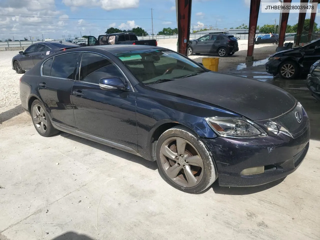 2008 Lexus Gs 350 VIN: JTHBE96S280039478 Lot: 72778574