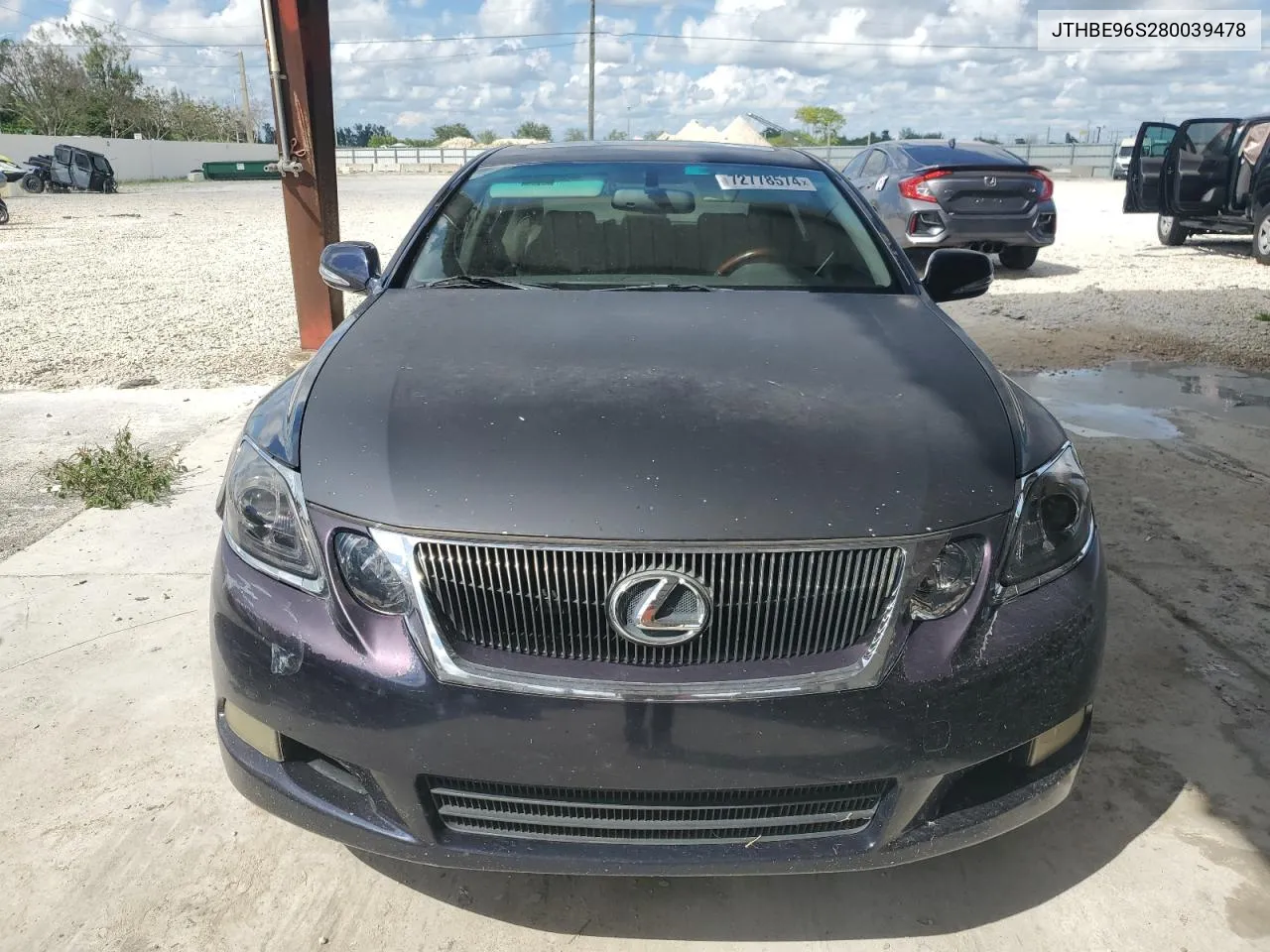 2008 Lexus Gs 350 VIN: JTHBE96S280039478 Lot: 72778574