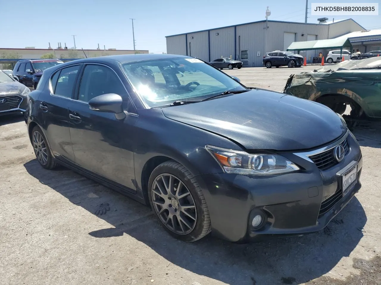 2011 Lexus Ct 200 VIN: JTHKD5BH8B2008835 Lot: 59794174