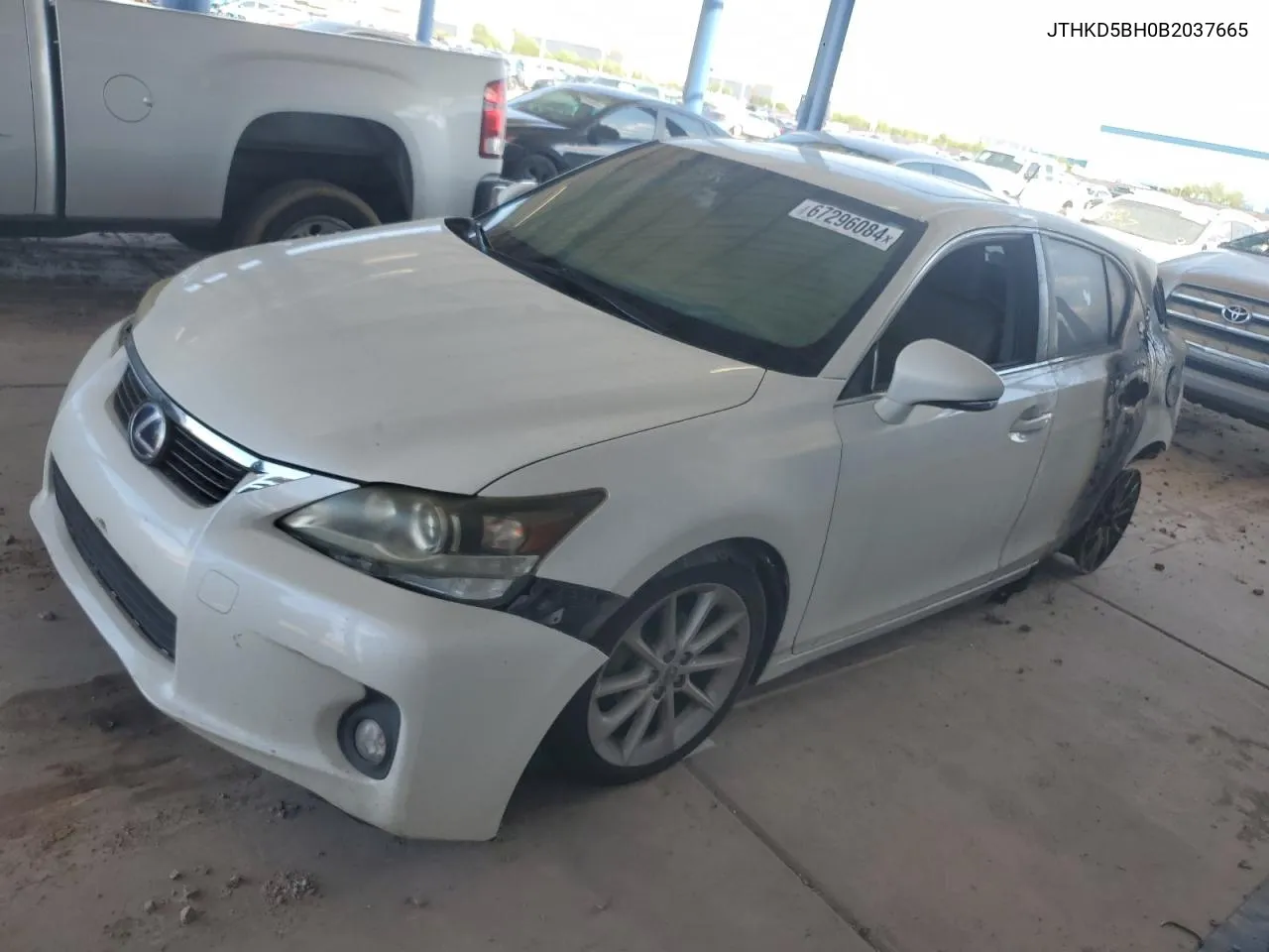 2011 Lexus Ct 200 VIN: JTHKD5BH0B2037665 Lot: 67296084