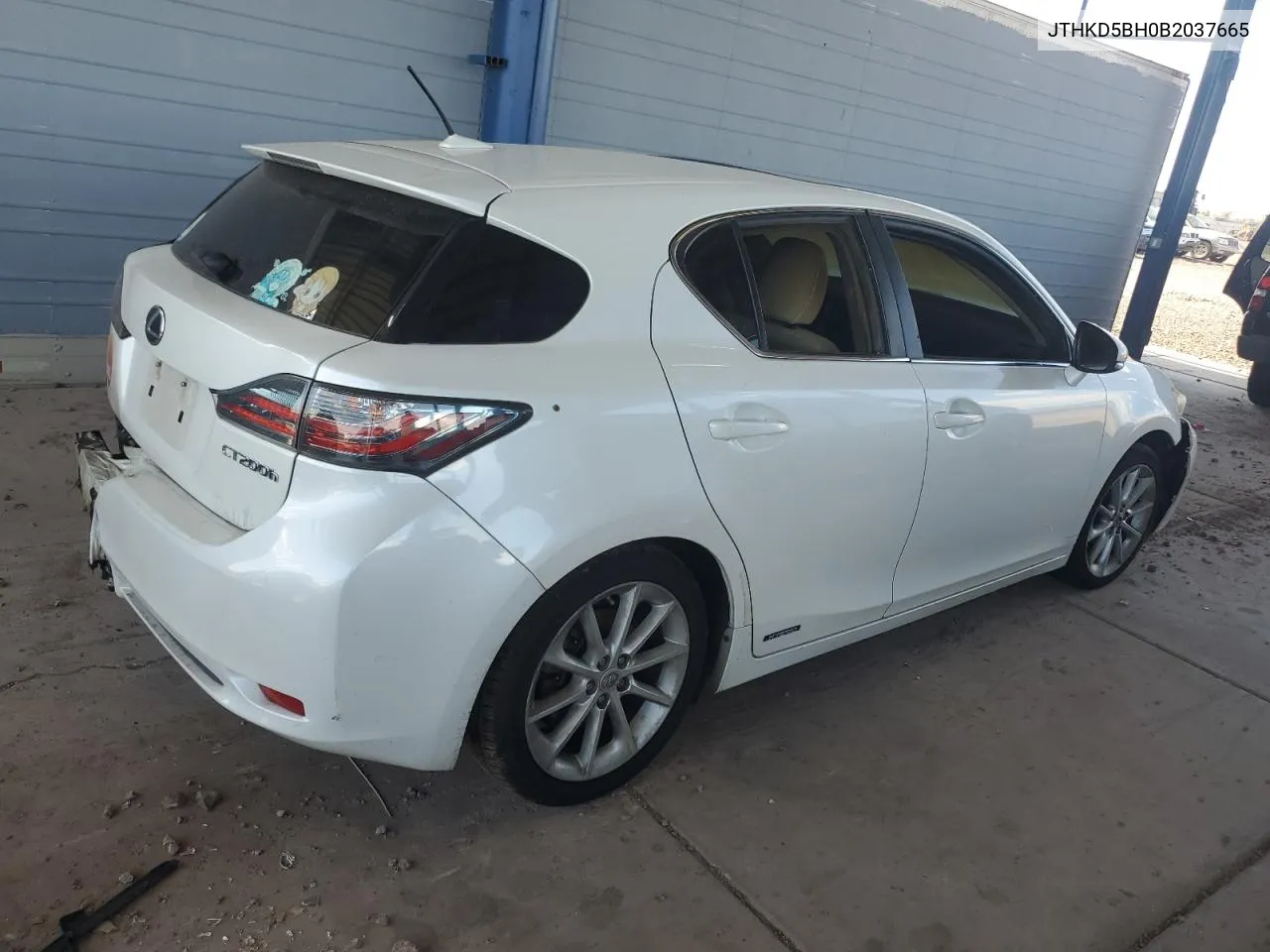 2011 Lexus Ct 200 VIN: JTHKD5BH0B2037665 Lot: 67296084