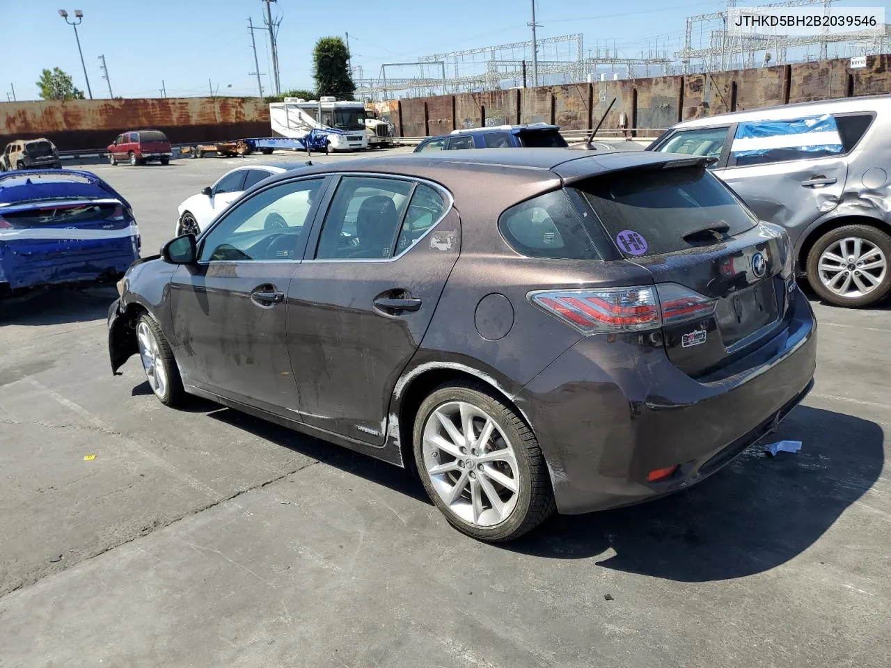 2011 Lexus Ct 200 VIN: JTHKD5BH2B2039546 Lot: 67688724