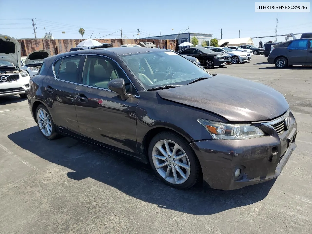 2011 Lexus Ct 200 VIN: JTHKD5BH2B2039546 Lot: 67688724