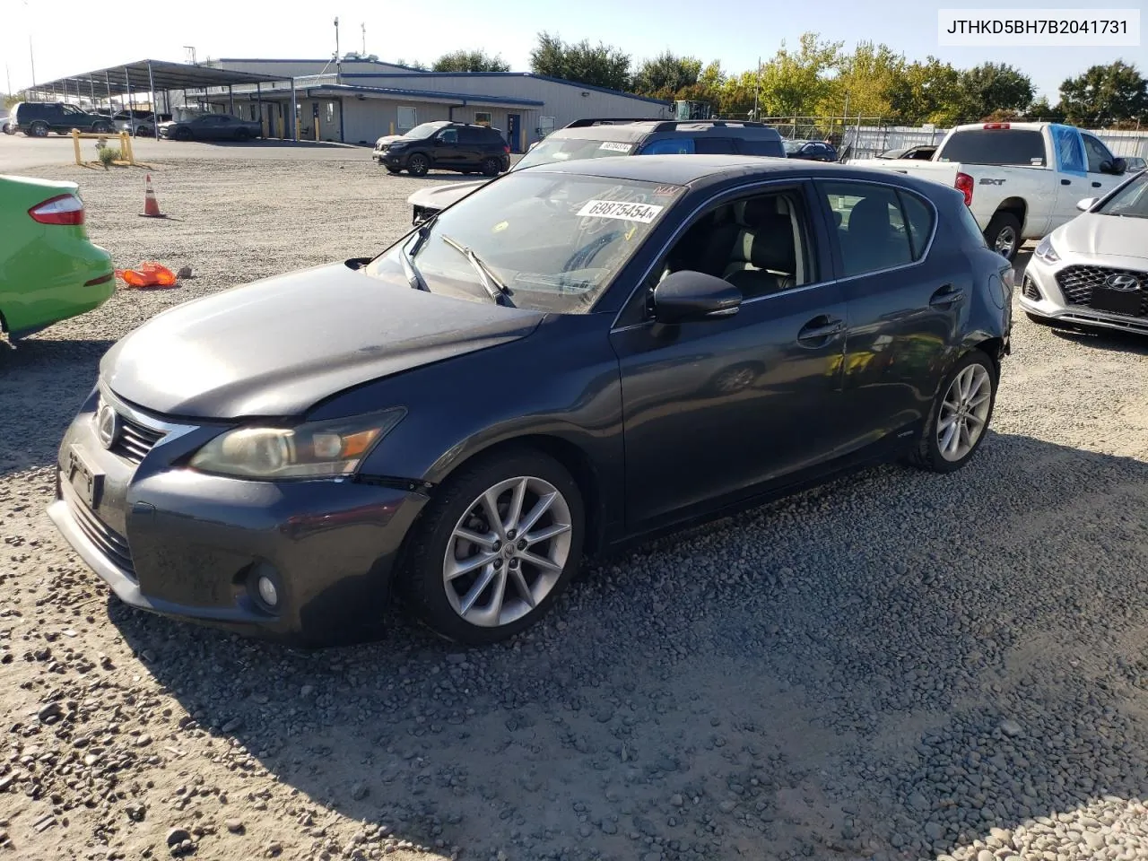 2011 Lexus Ct 200 VIN: JTHKD5BH7B2041731 Lot: 69875454