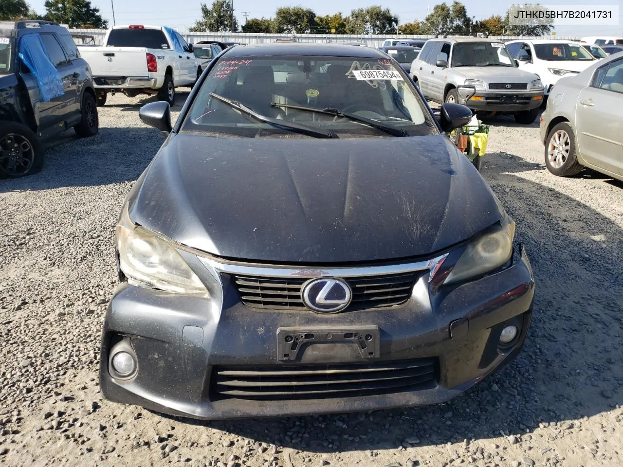 2011 Lexus Ct 200 VIN: JTHKD5BH7B2041731 Lot: 69875454