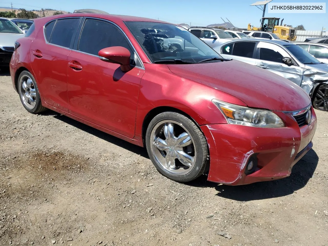 2011 Lexus Ct 200 VIN: JTHKD5BH8B2022962 Lot: 70659304