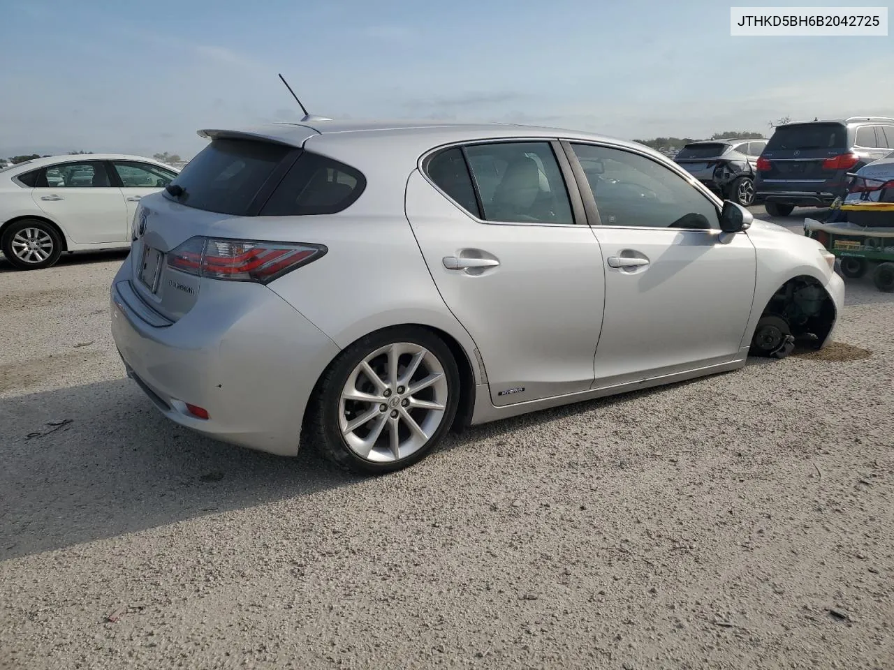 2011 Lexus Ct 200 VIN: JTHKD5BH6B2042725 Lot: 71587924