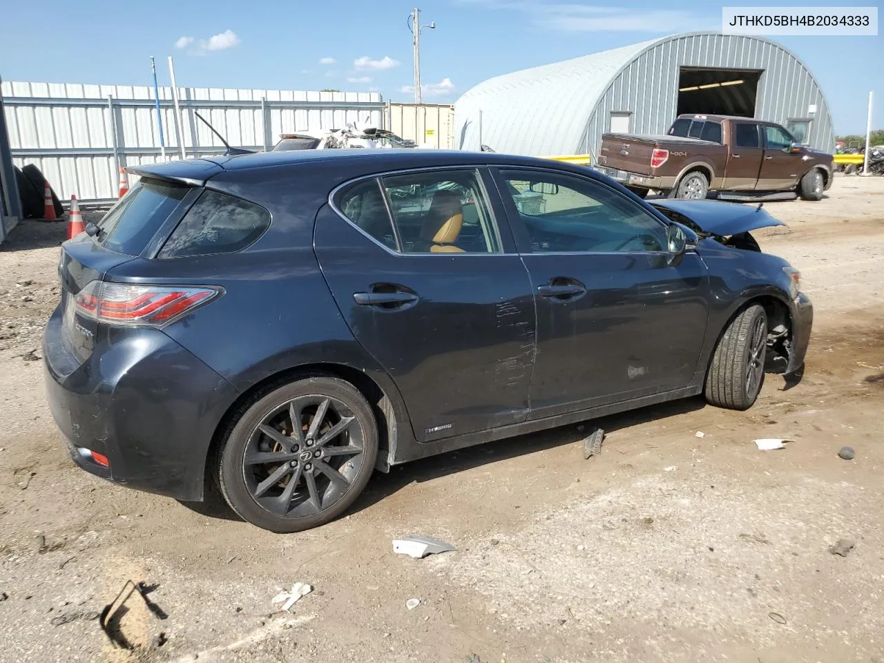 2011 Lexus Ct 200 VIN: JTHKD5BH4B2034333 Lot: 72631904