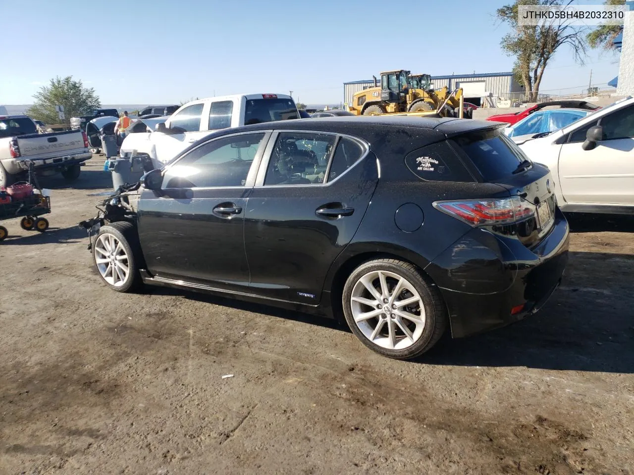 JTHKD5BH4B2032310 2011 Lexus Ct 200