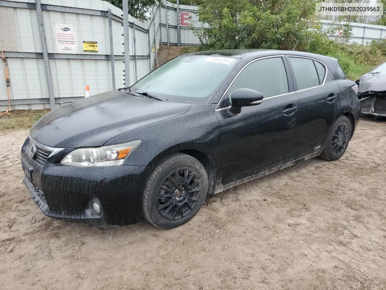 JTHKD5BH2B2039563 2011 Lexus Ct 200