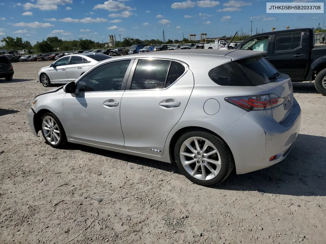 2011 Lexus Ct 200 VIN: JTHKD5BH5B2033708 Lot: 73678254