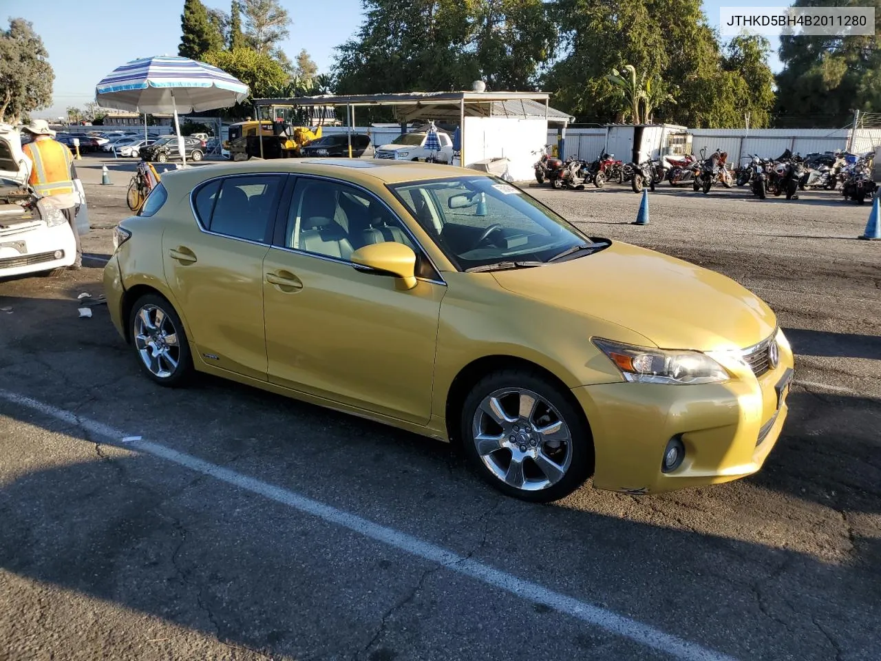 2011 Lexus Ct 200 VIN: JTHKD5BH4B2011280 Lot: 75054644