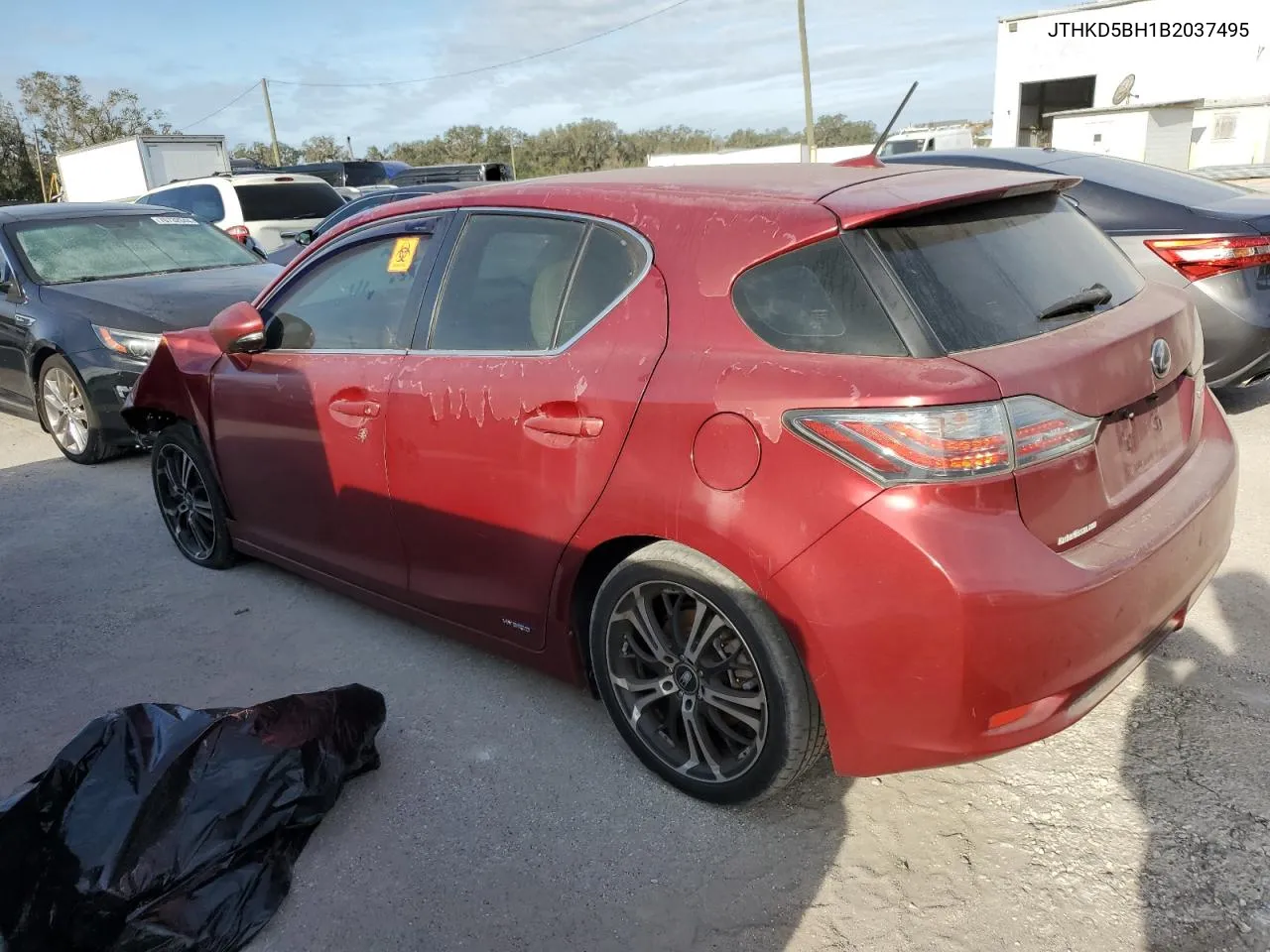 2011 Lexus Ct 200 VIN: JTHKD5BH1B2037495 Lot: 76751804