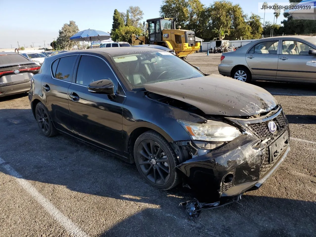 2011 Lexus Ct 200 VIN: JTHKD5BH3B2039359 Lot: 77903354