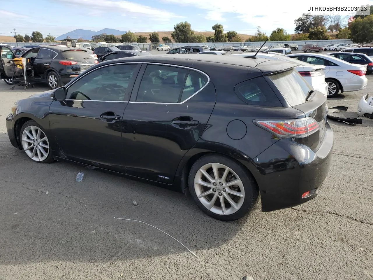 2011 Lexus Ct 200 VIN: JTHKD5BH3B2003123 Lot: 78007864