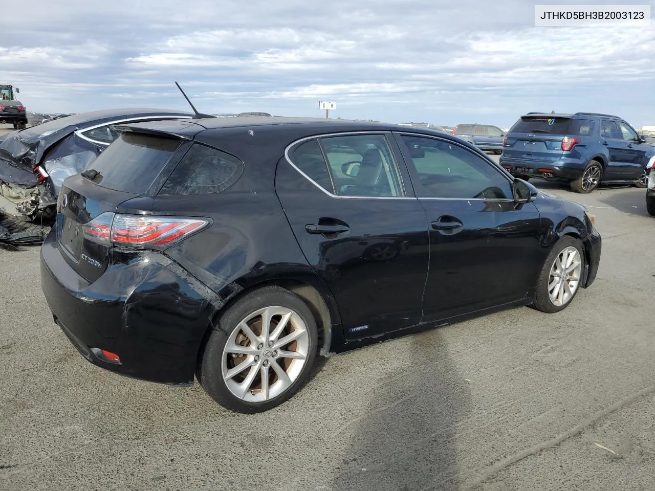 2011 Lexus Ct 200 VIN: JTHKD5BH3B2003123 Lot: 78007864