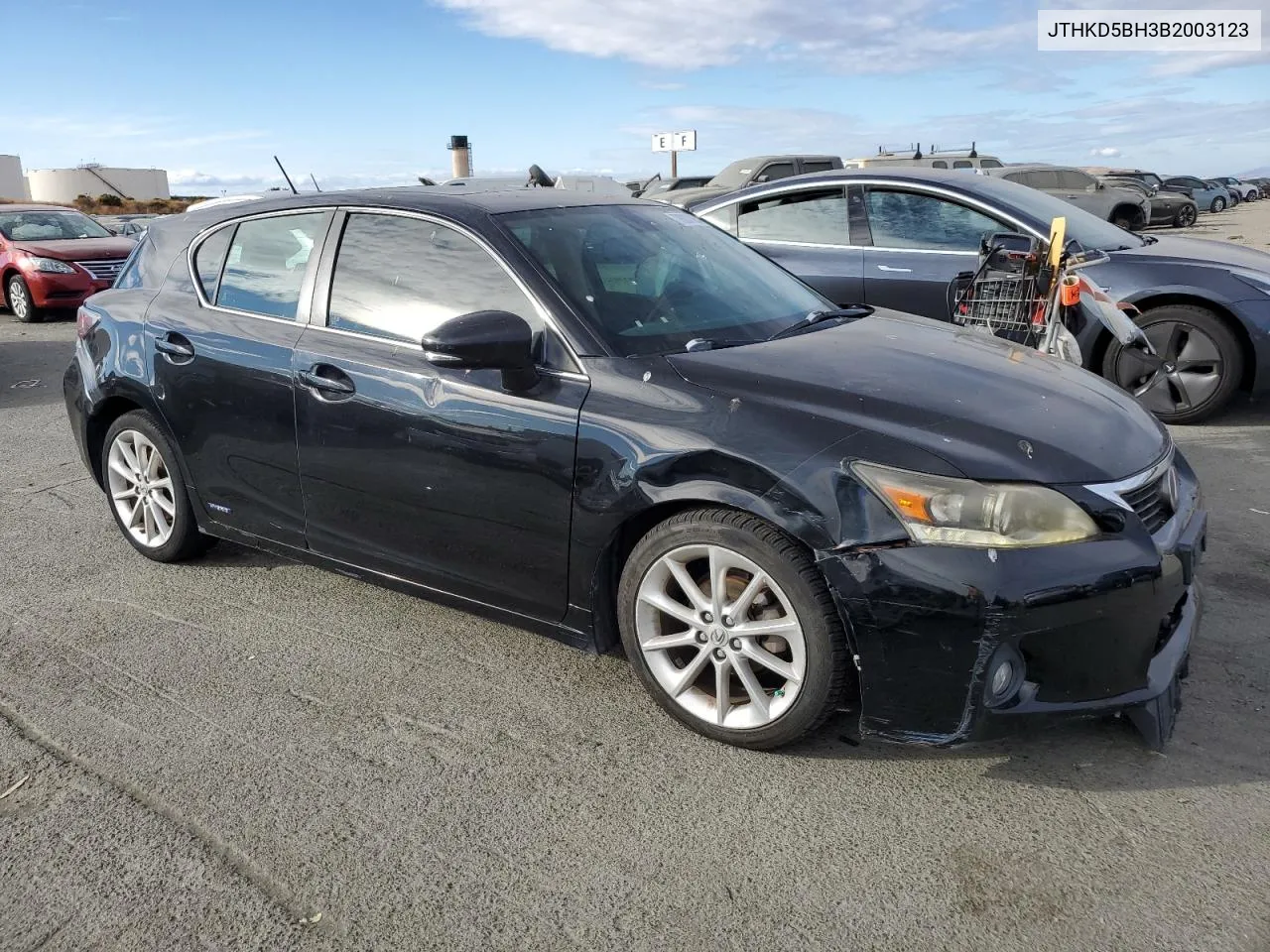 2011 Lexus Ct 200 VIN: JTHKD5BH3B2003123 Lot: 78007864