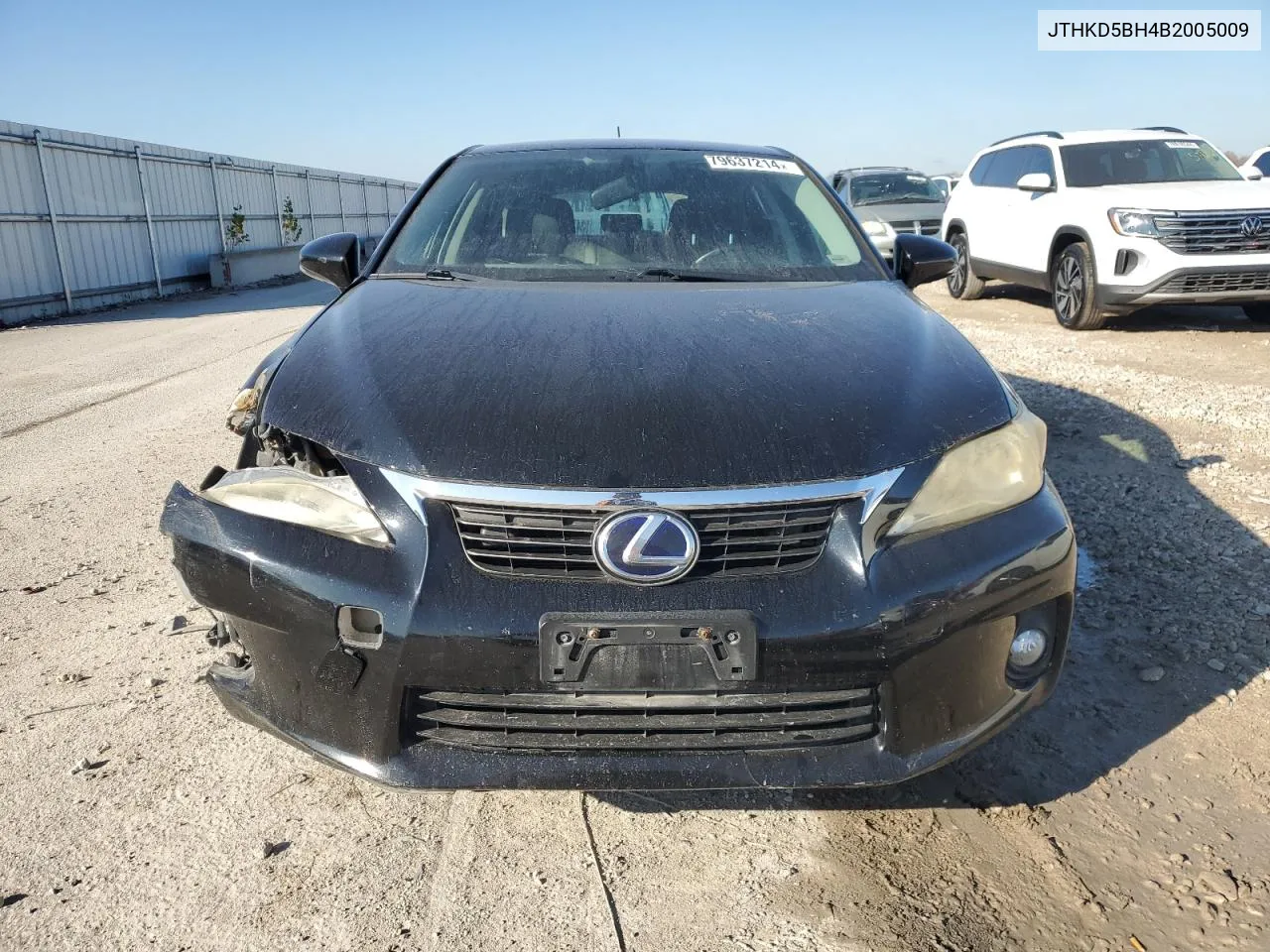 2011 Lexus Ct 200 VIN: JTHKD5BH4B2005009 Lot: 79637214