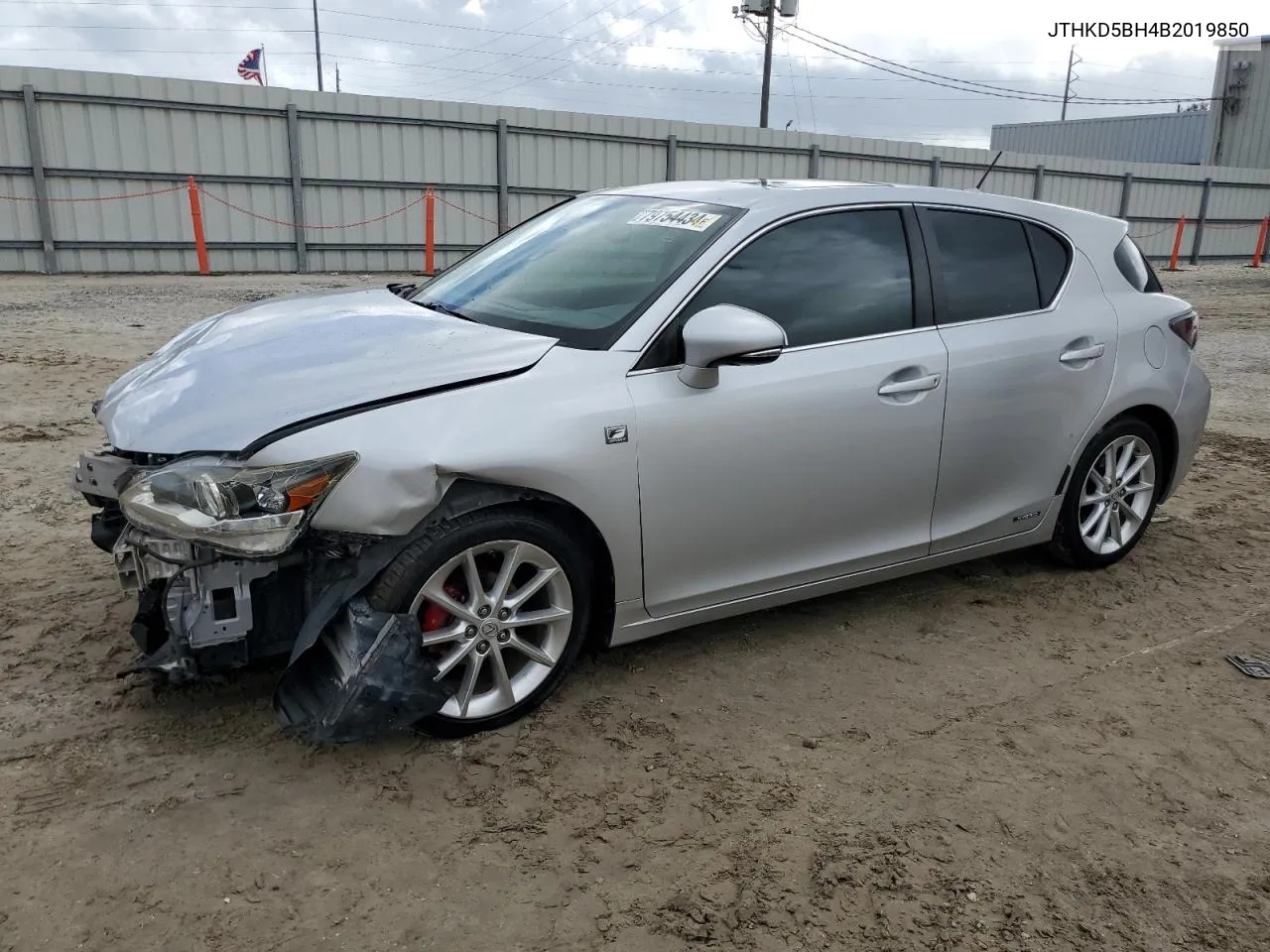 2011 Lexus Ct 200 VIN: JTHKD5BH4B2019850 Lot: 79754434