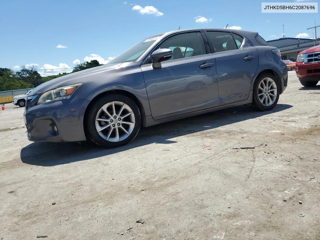 2012 Lexus Ct 200 VIN: JTHKD5BH6C2087696 Lot: 57050824