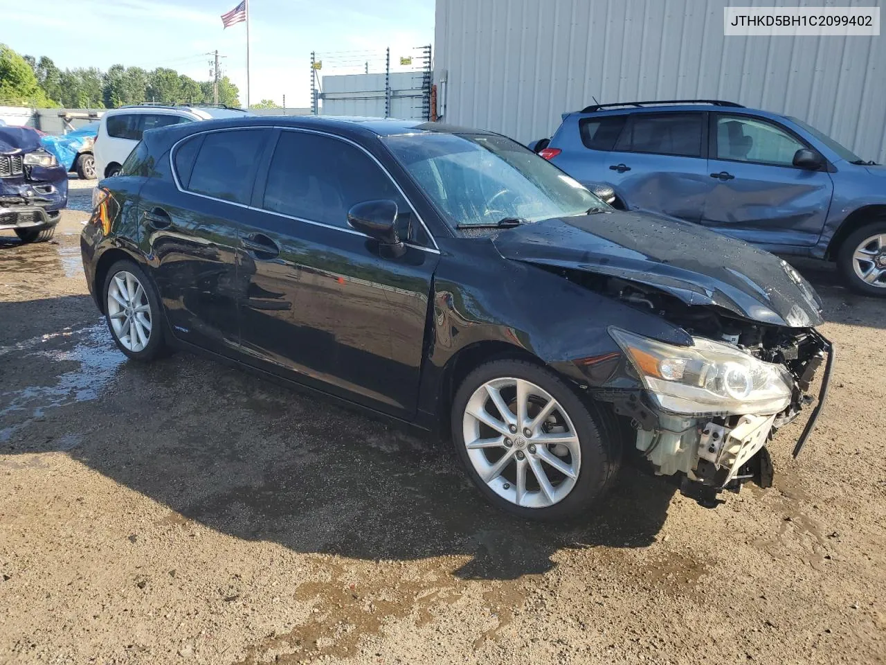 2012 Lexus Ct 200 VIN: JTHKD5BH1C2099402 Lot: 58632214