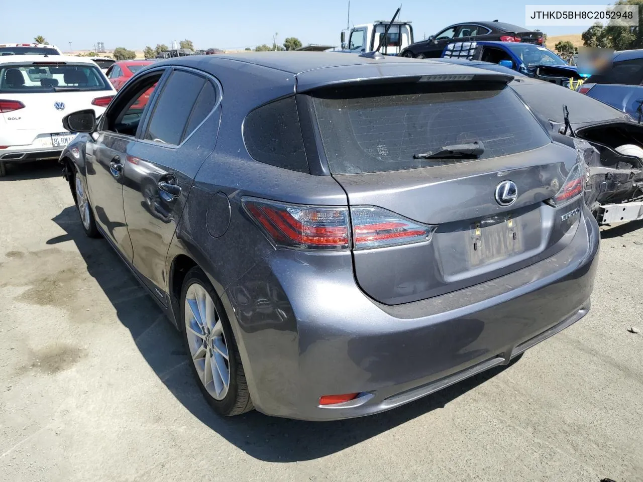 2012 Lexus Ct 200 VIN: JTHKD5BH8C2052948 Lot: 59085504