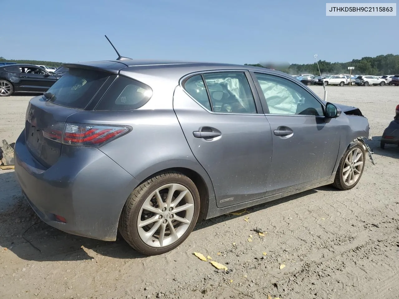 2012 Lexus Ct 200 VIN: JTHKD5BH9C2115863 Lot: 60946234