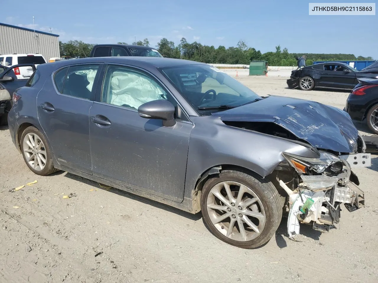 2012 Lexus Ct 200 VIN: JTHKD5BH9C2115863 Lot: 60946234